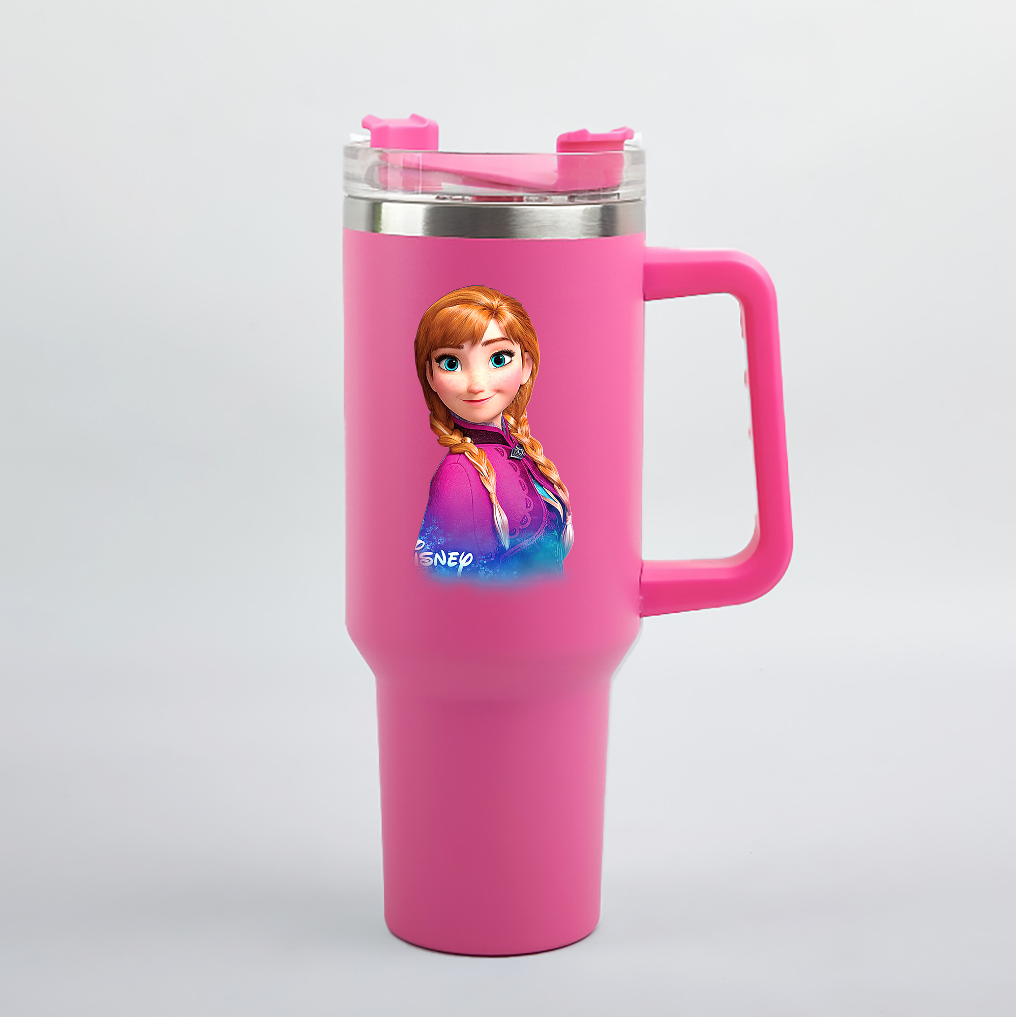 （画像用） アナと雪の女王 アンナ エルサ Frozen Anna Elsa 1200mL車用タンブラー（カラープリント）